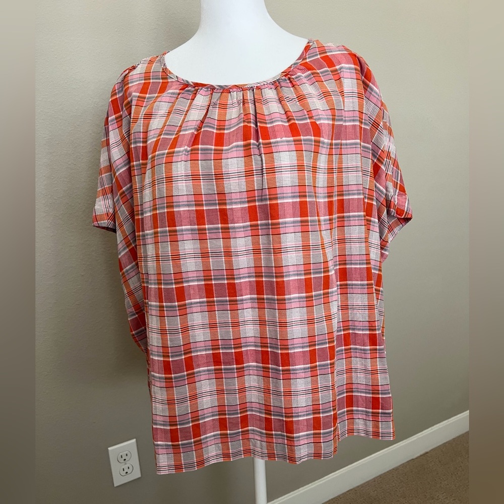 NWT Madewell Plaid Top
